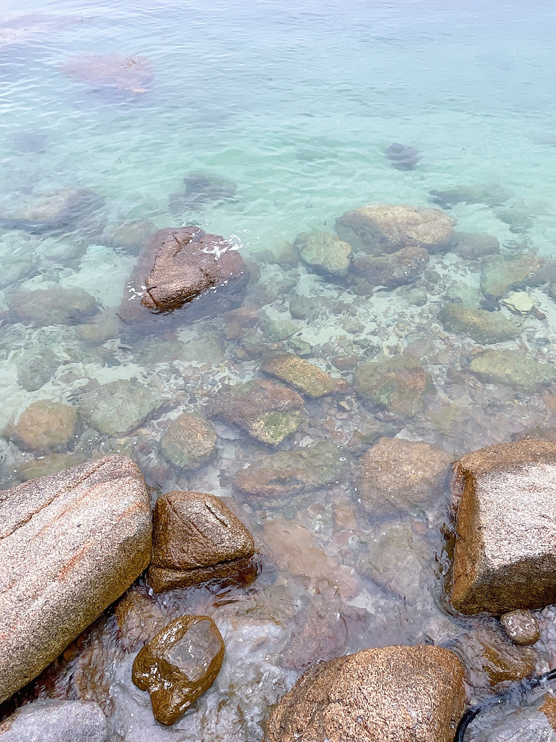 清澈的海水